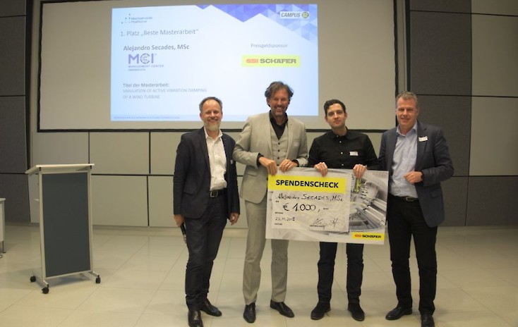 MCI gewinnt bei österreichischem Mechatronik-Award