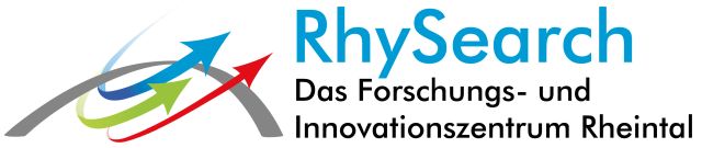 Logo RhySearch. Das Forschungs- und Innovationszentrum Rheintal
